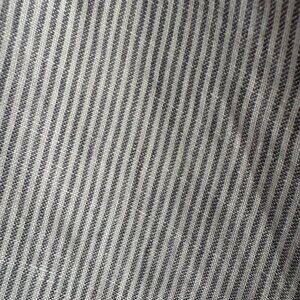 Soft Surroundings Gray Striped Wide Leg Linen Cropped Pants Size Large Lagenlook